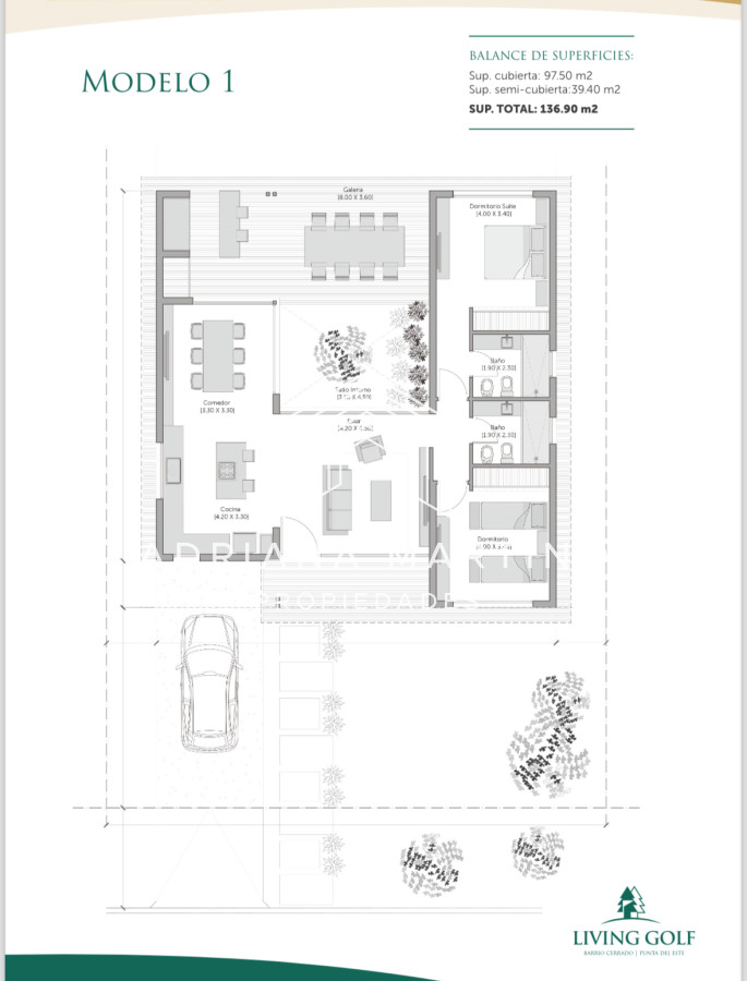 Casa ID.70610 - Barrio privado en punta ballena  