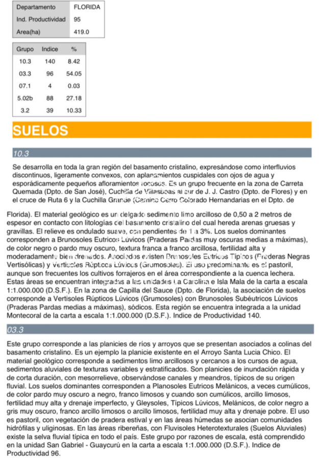 Campo Ref.71741 - Campo agrícola - ganadero en venta