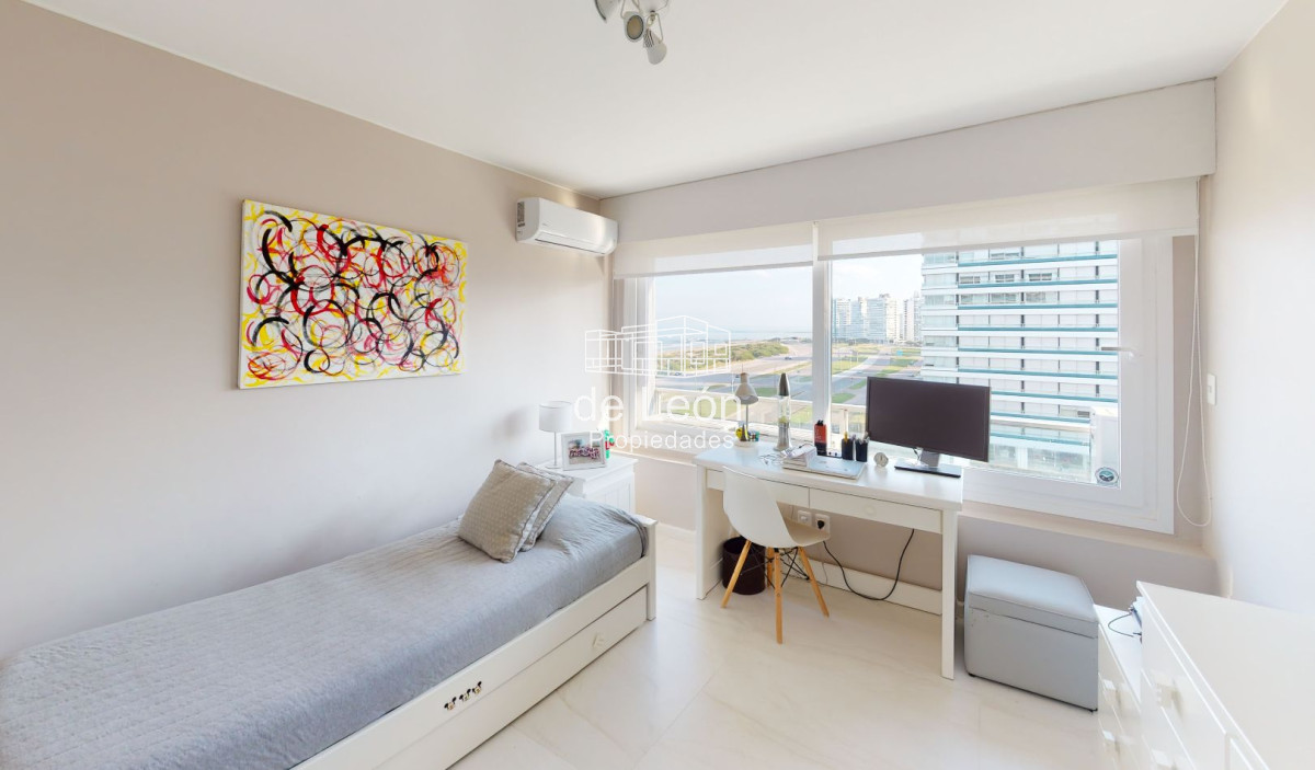 Apartamento ID.14963 - Alquiler temporal, apartamento 3 dormitorios, Tiburon I, Playa Brava, Punta del Este. 