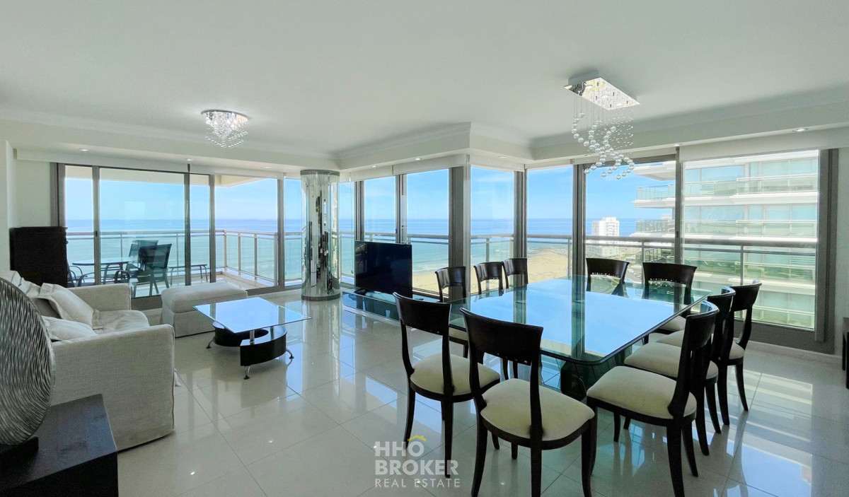 HERMOSO DEPARTAMENTOEN ALQUILER TORRE IMPERIALE I - PLAYA BRAVA - PUNTA DEL ESTE - HHO2082A