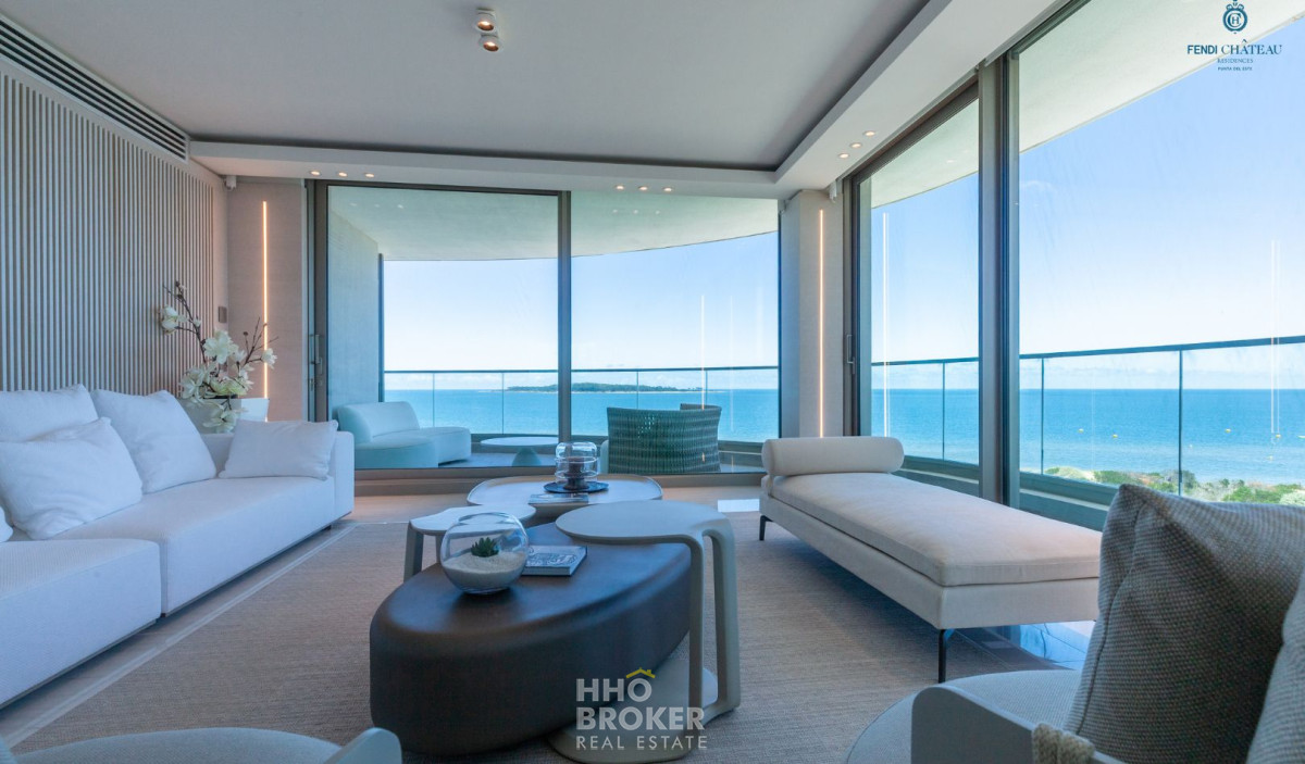 Fendi Chateau Residences, venta departamento 4 suites, Playa Mansa, Punta del Este. - HHO3155A