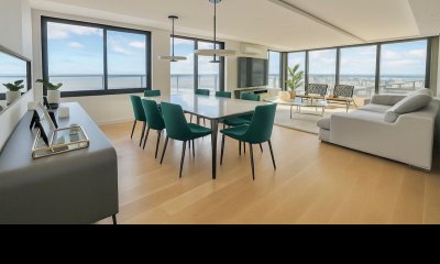 APARTAMENTO 2 DORMITORIOS CON TERRAZA Y VISTA DIRECTA AL MAR | EDIFICIO LYRA | MALVÍN | PISO ALTO