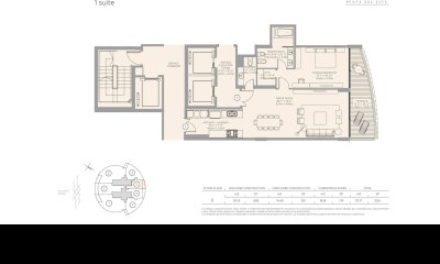 DEPARTAMENTO EN VENTA 1 DORMITORIO TRUMP TOWER - PLAYA BRAVA PUNTA DEL ESTE
