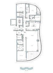 Departamento en venta 4 suites, Fendi Chateau Residences, Playa Mansa, Punta del Este.