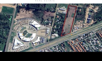 TERRENO DE 25.000 M2 SOBRE INTERBALNEARIA A METROS DE CAR ONE