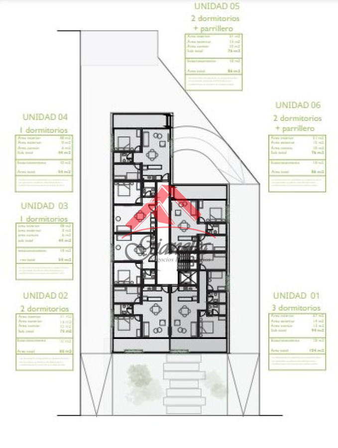 Apartamento ID.2013 - Apartamento en venta  de 1 dormitorio a estrenar sobre Roosevelt