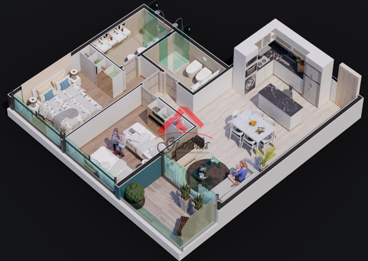 Apartamento ID.2223 - Apartamento a estrenar en venta de 2 dormitorios 