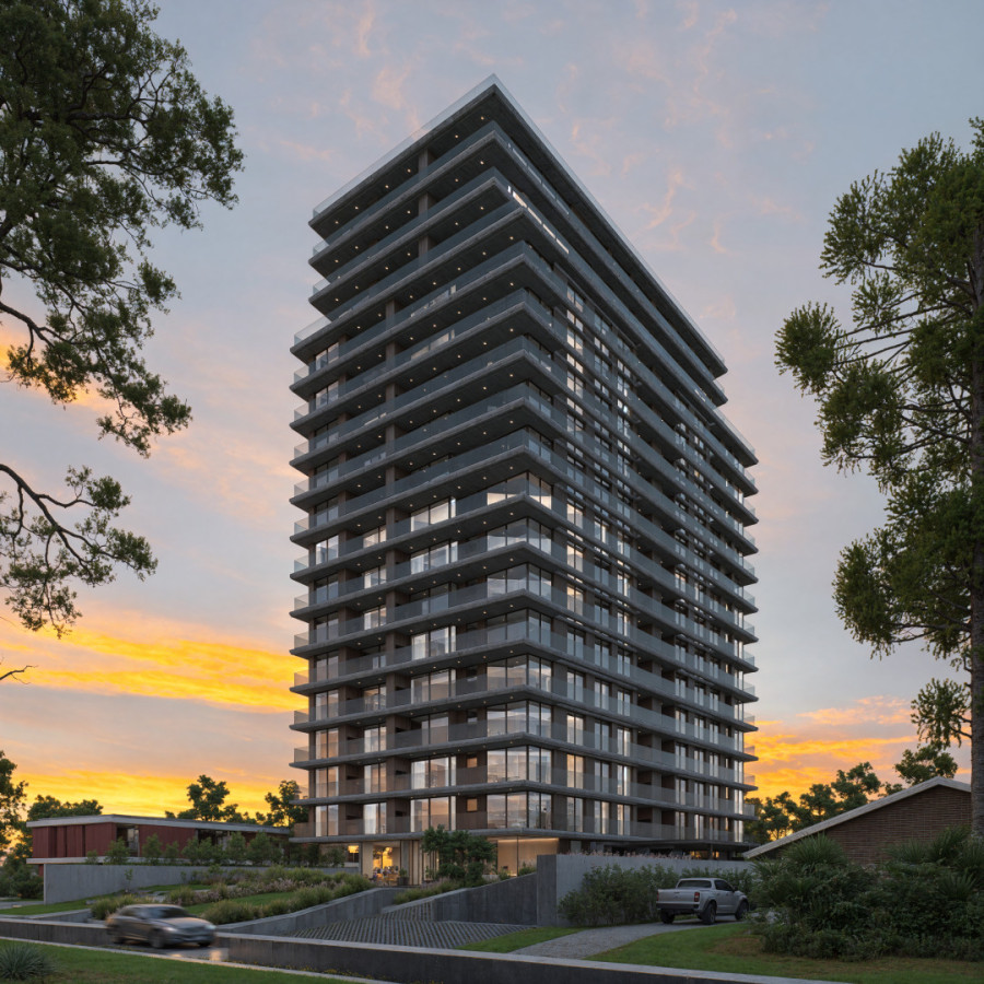 Apartamento en venta en Manglar Umbra de 1 dormitorio y medio en pozo, Punta del Este, Playa Brava