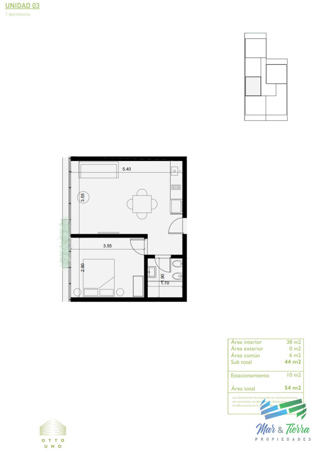 Apartamento ID.4278 - Apartamento en venta 1 dormitorio muy bien ubicado!