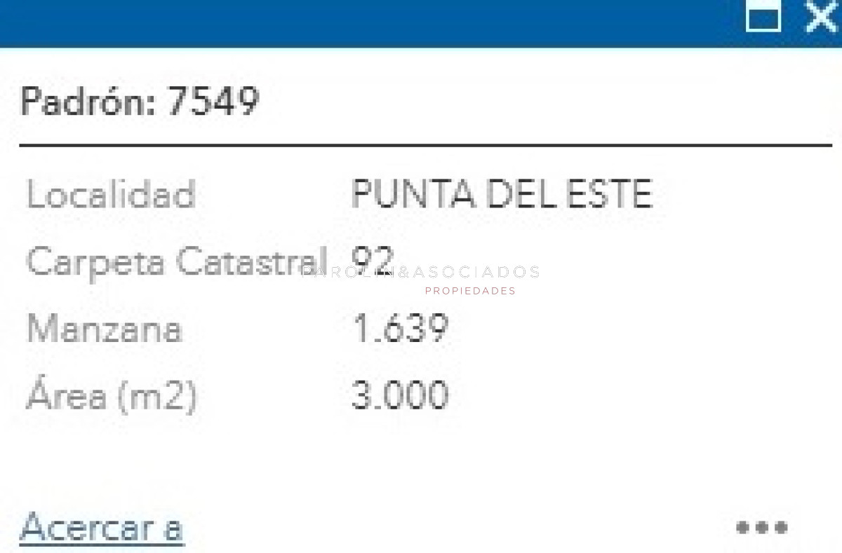 Terreno en Punta del Este, Golf