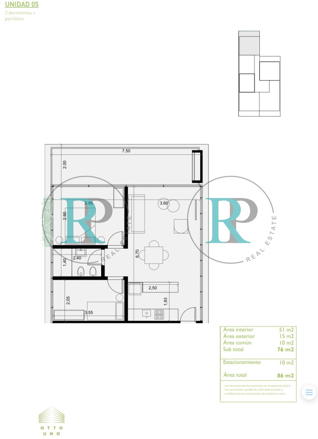 Apartamento ID.2049 - Apartamento de 2 dormitoiros en venta Punta Del Este 