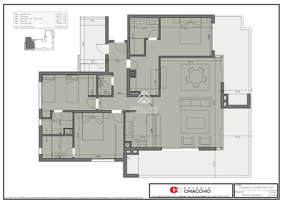 Apartamento ID.5484 - Punta del Este, Playa Brava, Rincón del Indio, Zanzíbar