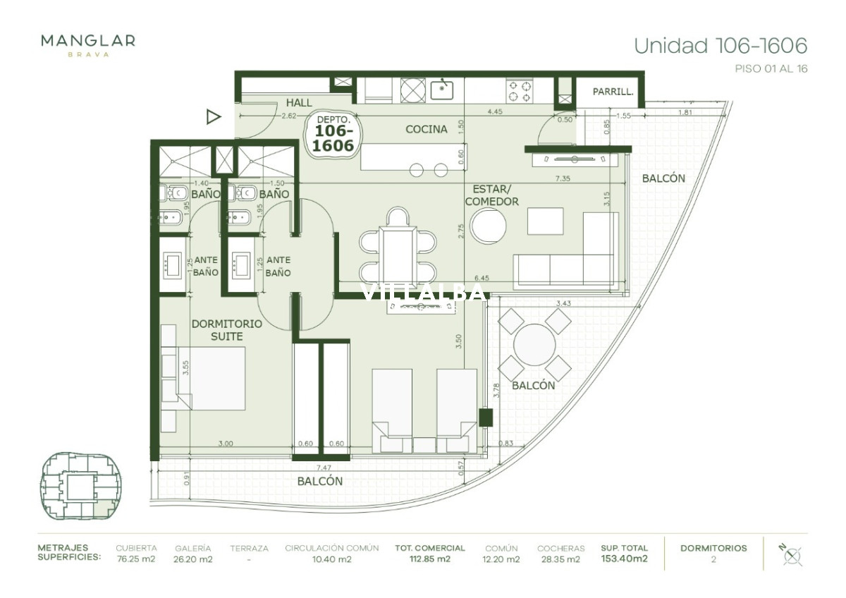 Apartamento ID.3994 - Manglar Brava 
