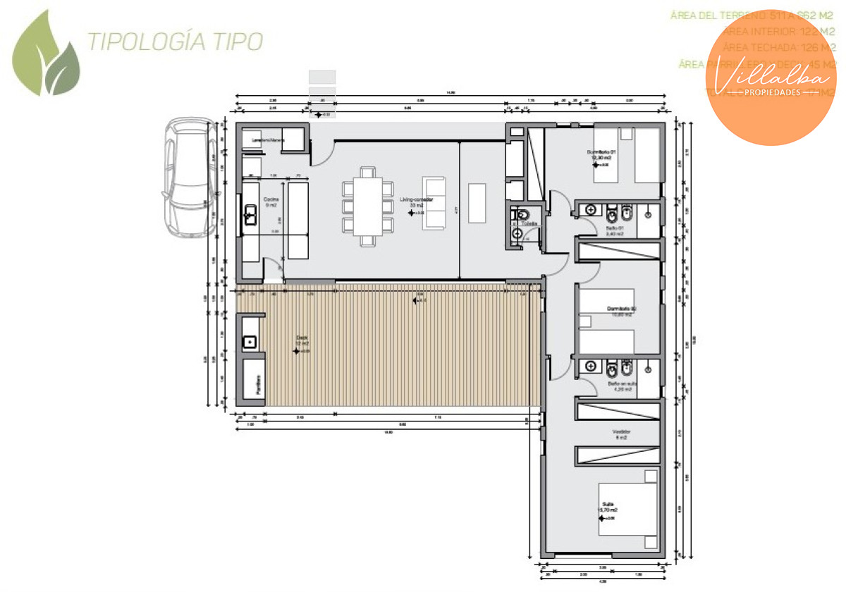 Apartamento ID.1680 - Casa a estrenar  de 3 dormitorios y 3 Baños en Barrio Privado Punta del Este