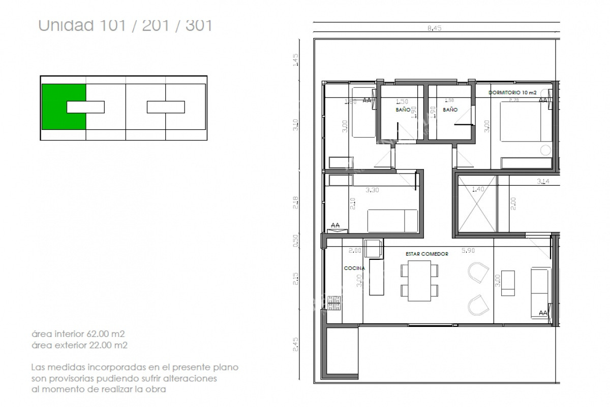 Apartamento ID.1955 - Apartamento en venta 3 dormitorios! 