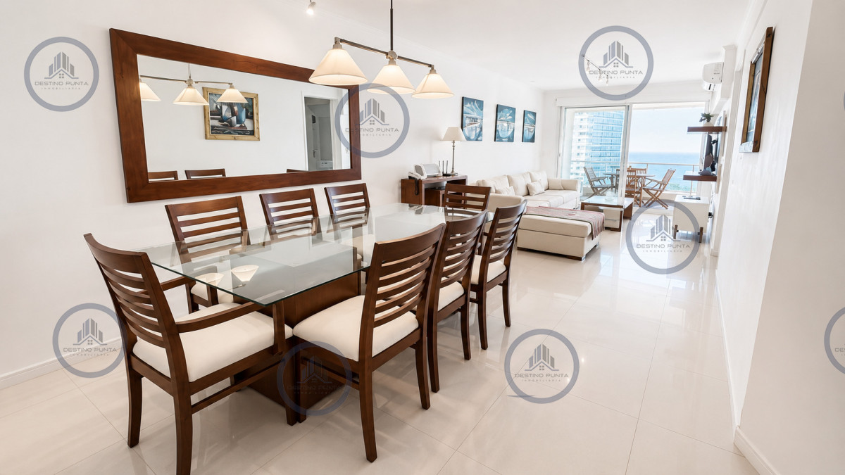 Apartamento en venta y alquiler temporario  3 dormitorios en Playa Brava, Punta del Este — fotografía 1