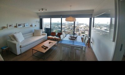 Apartamento de dos dormitorios en Punta del Este , zona Mansa