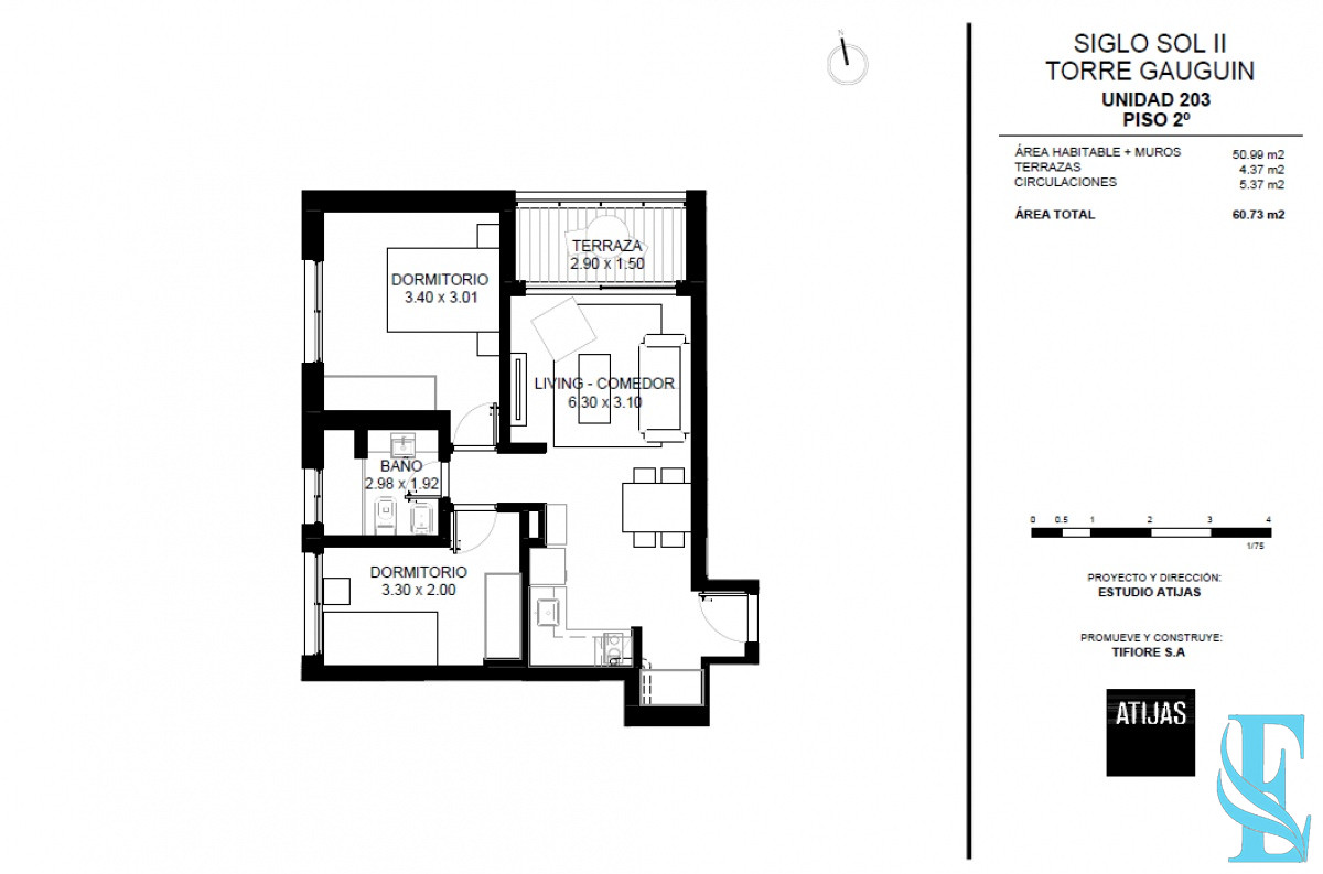 Apartamento ID.1010 - Apartamento 2 dormitorios en venta Playa Brava Punta del Este