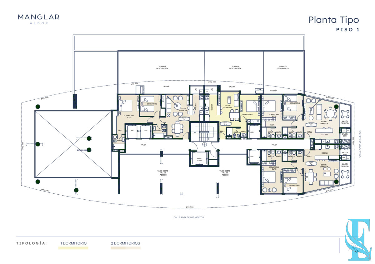 Apartamento ID.674 - Venta de apartamento de 2 dormitorios, Manglar Albor Punta del Este, Playa Brava.