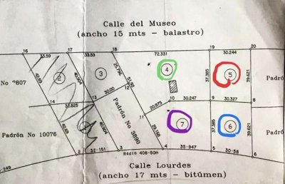 Terreno en venta Cantegril 