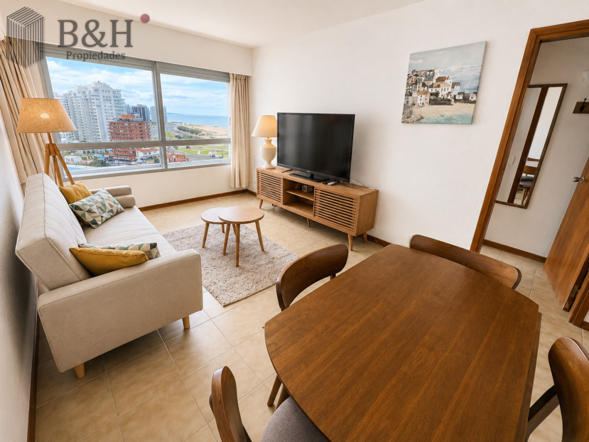 Apartamento ID.7537 - Apartamento 1 dormitorio en alquiler, Torre Gattas, Península, Punta del Este