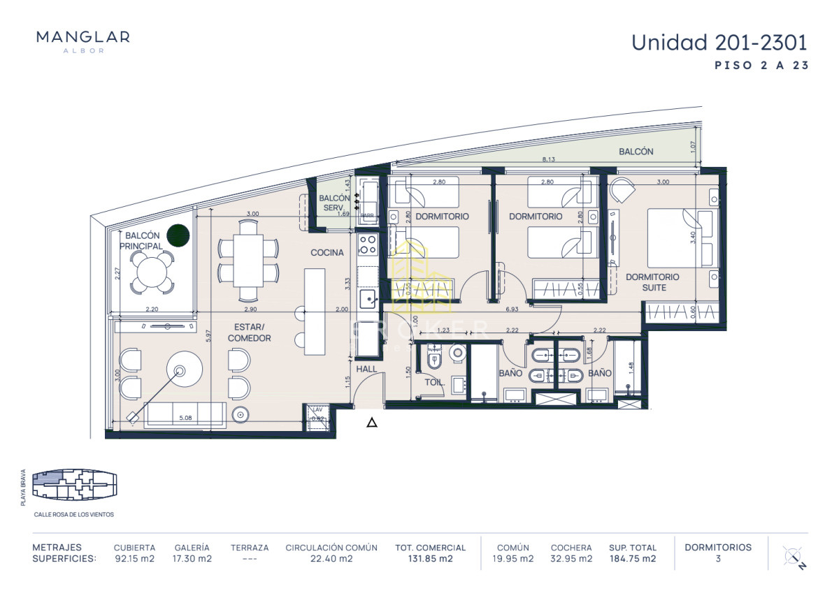 Apartamento ID.8686/Apartamento_en_venta_3_dormitorios,_2_baños_en_pozo,_Punta_del_Este - Apartamento en venta 3 dormitorios, 2 baños en pozo, Punta del Este