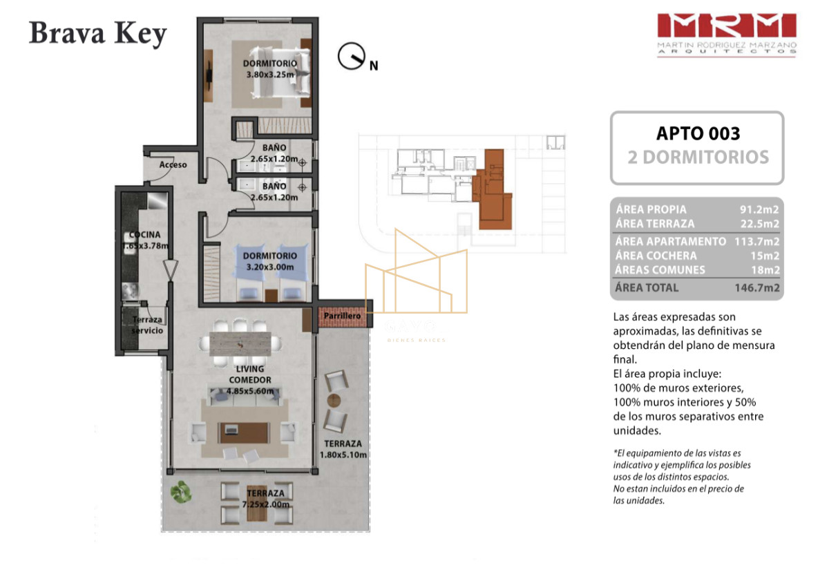 Apartamento ID.352 - Apartamento de 2 dormitorios en venta Punta del Este