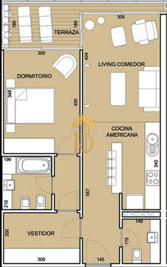 Apartamento de 1 dormitorio y medio en venta en Aidy Gril, Playa Brava y Mansa Punta del Este -id-460-16