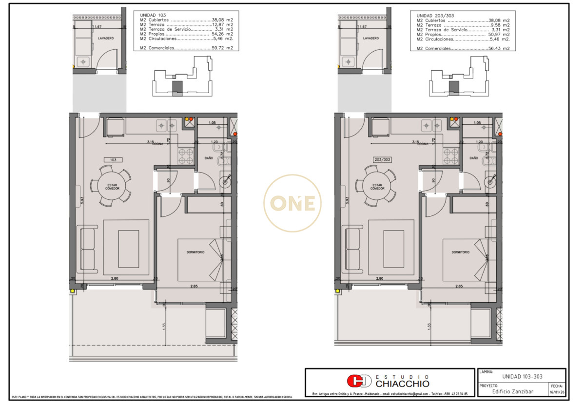 Apartamento ID.1924 - Apartamento en venta de 1 dormitorio en Punta del Este, Playa Brava, Rincón del Indio, Zanzibar
