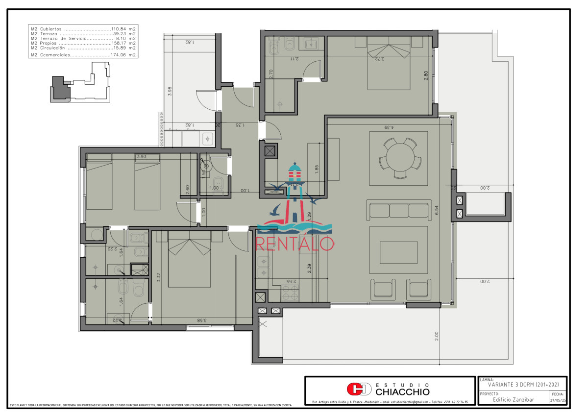 Apartamento ID.679 - Punta del Este, Playa Brava, Rincón del Indio, Zanzíbar