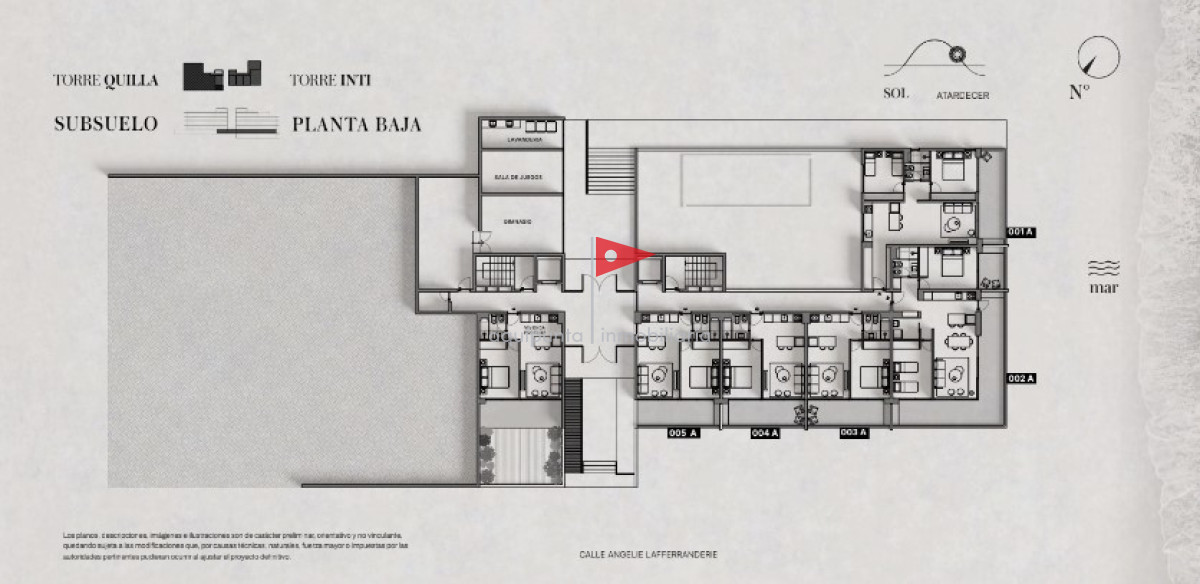 Apartamento ID.108 - departamento en venta en pozo 1 línea de Mansa  Punta del Este