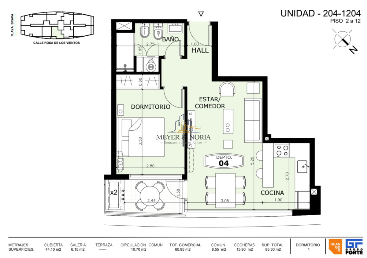 Apartamento ID.130 - departamento en construccion brava punta del este