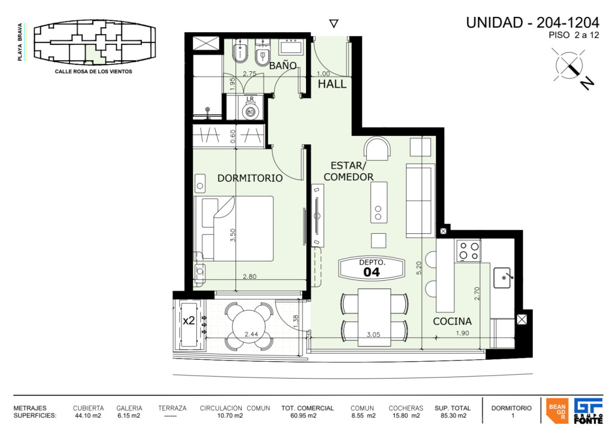Apartamento ID.21098772 - Apartamento en venta a pasos del mar
