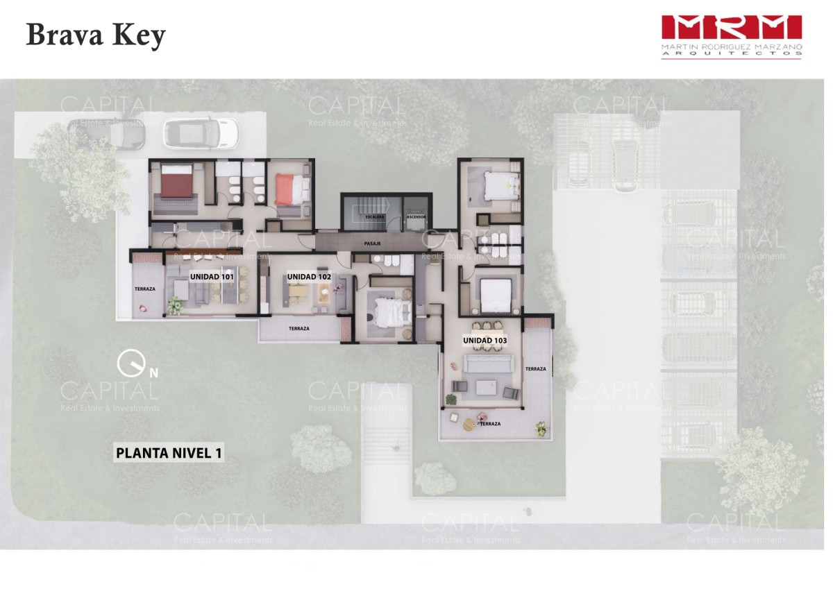Apartamento ID.39083 - Apartamento de 1 dormitorio en venta en Playa Brava, Punta del Este