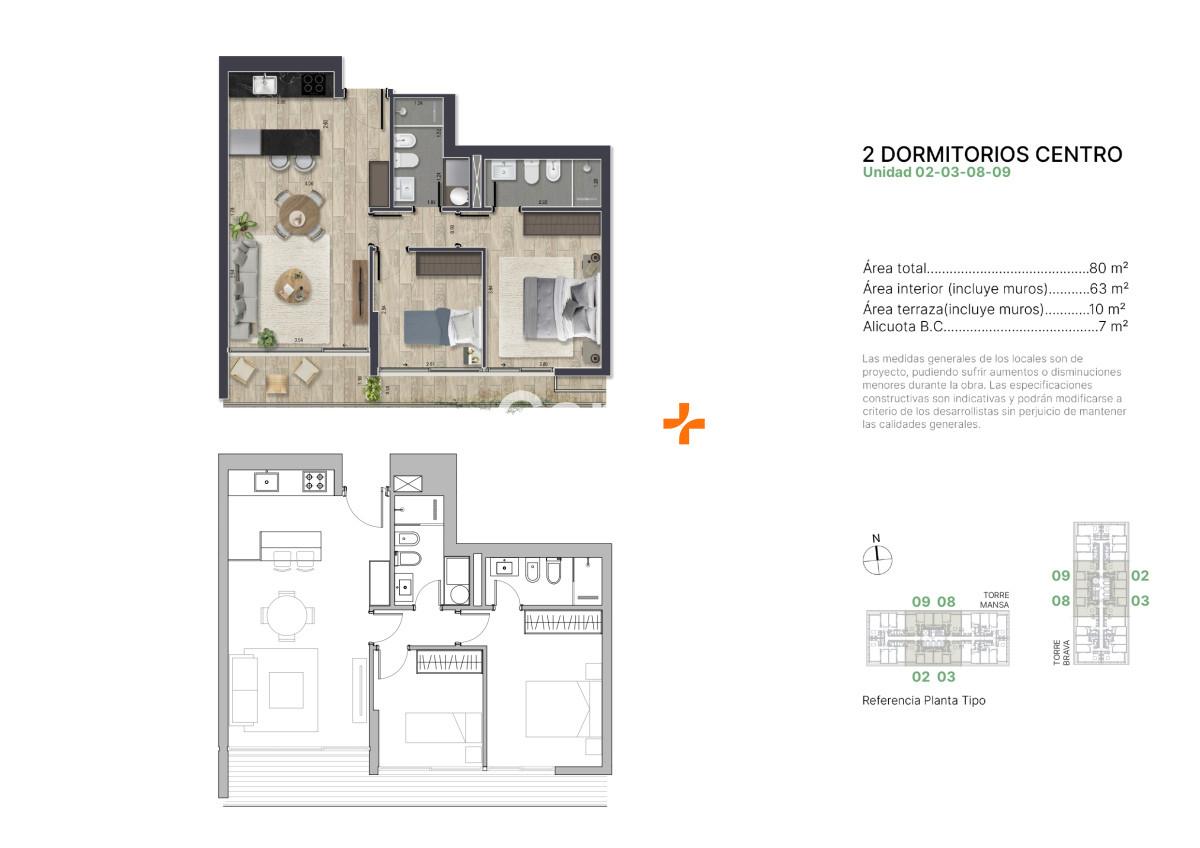 Apartamento ID.28637 - Apartamento en venta de 2 dormitorios Punta del Este