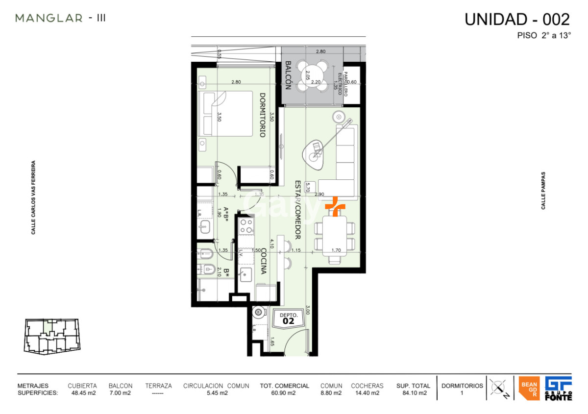 Apartamento ID.29199 - Apartamento en venta de 1 dormitorio en pozo, Manglar Umbra, Punta Del Este