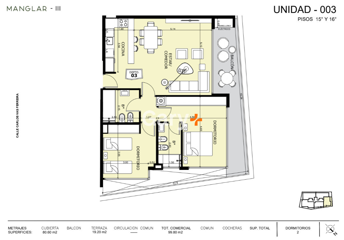 Apartamento ID.29064 - Apartamento en venta 3 dormitorios, en pozo, Punta del Este
