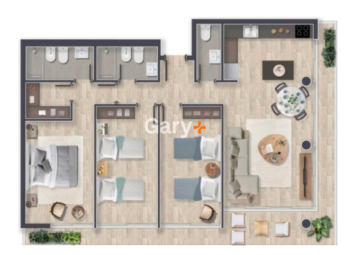 Apartamento ID.27417 - Apartamento de 3 dormitorios en venta, Punta del Este