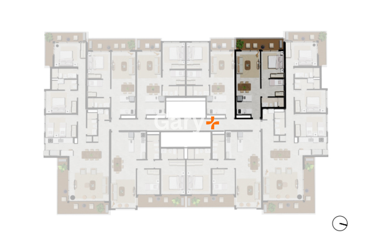 Apartamento ID.28317 - Apartamento en venta 1 dormitorio y medio en pozo, Punta del Este