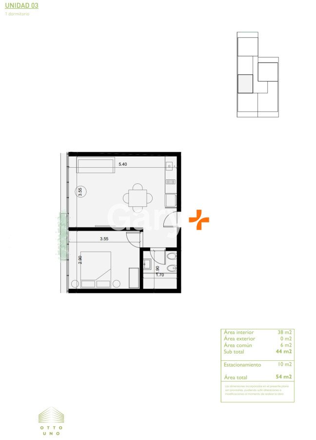 Apartamento ID.26294 - Apartamento en venta 1 dormitorio muy bien ubicado!