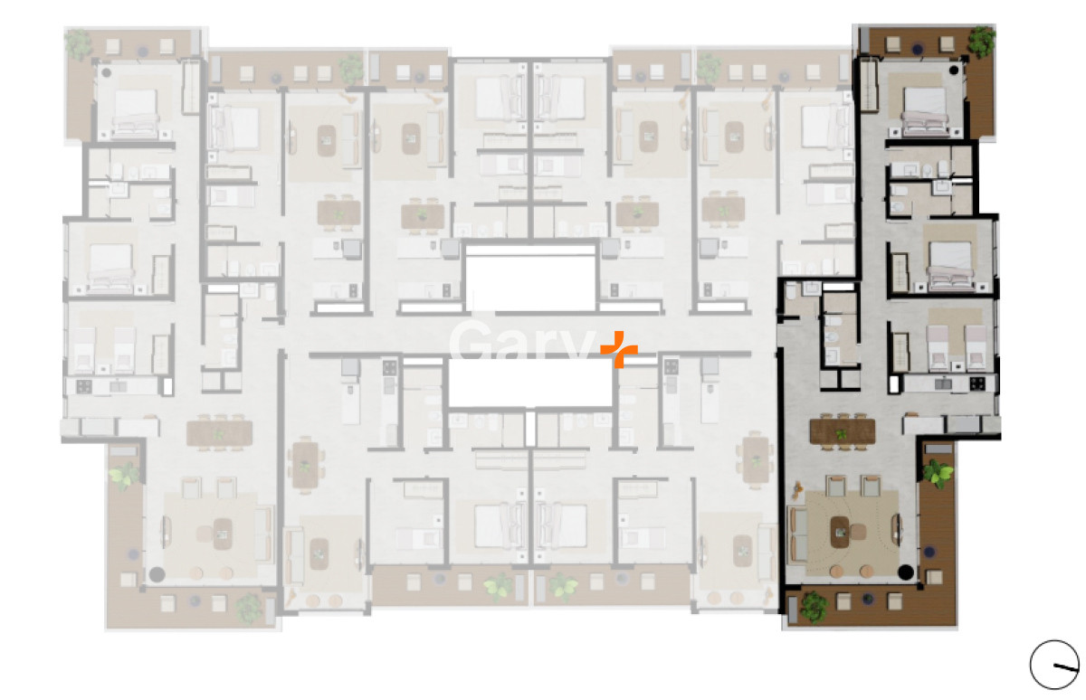 Apartamento ID.27906 - Apartamento en venta 3 dormitorios con 3 baños en pozo, Punta del Este