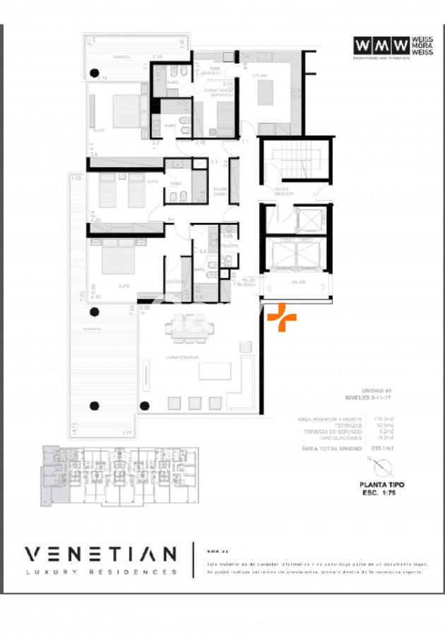 Apartamento ID.24120 - departamento de alto nivel  frente a palya mansa  venta punta del este