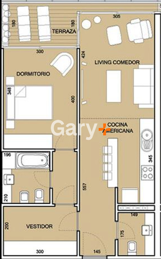Apartamento ID.28799 - Apartamento de 1 dormitorio y medio en venta en Aidy Gril, Playa Brava y Mansa Punta del Este