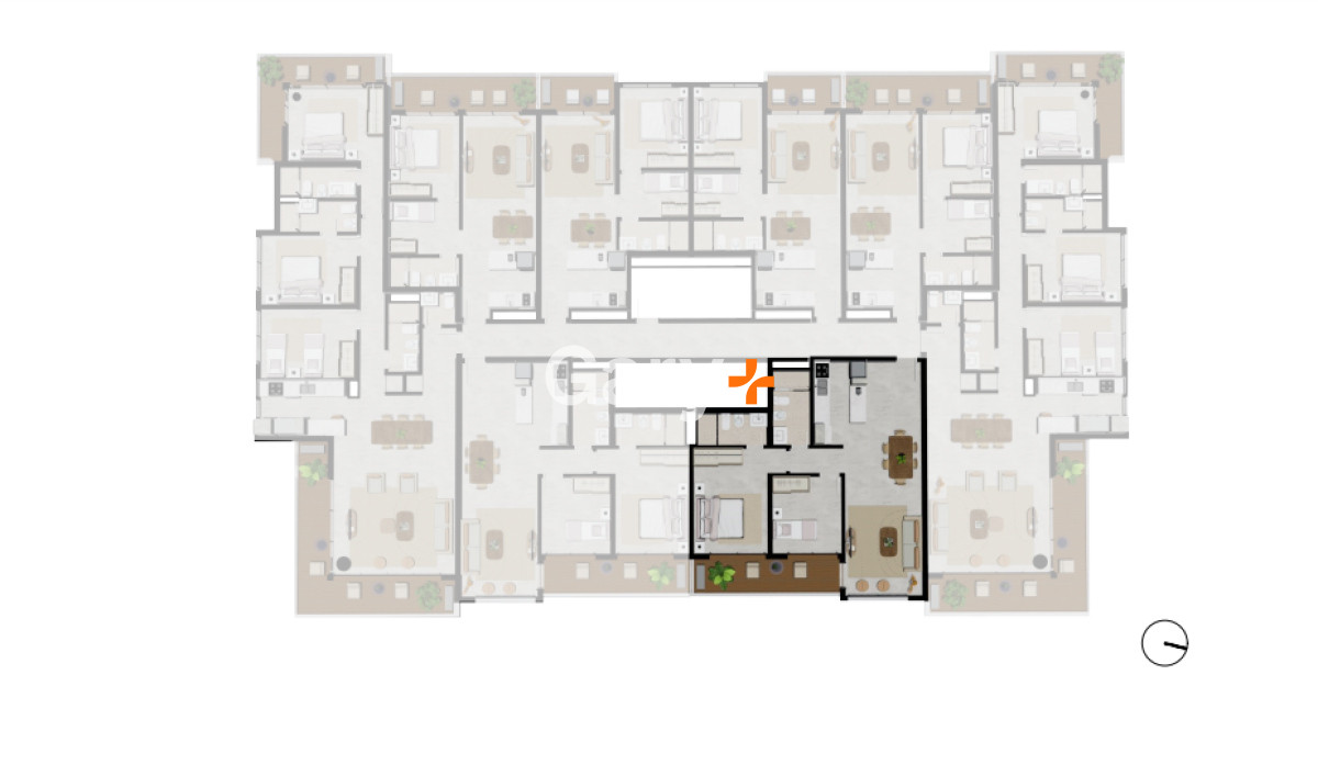 Apartamento ID.27907 - Apartamento en venta 1 dormitorio en pozo Punta del Este