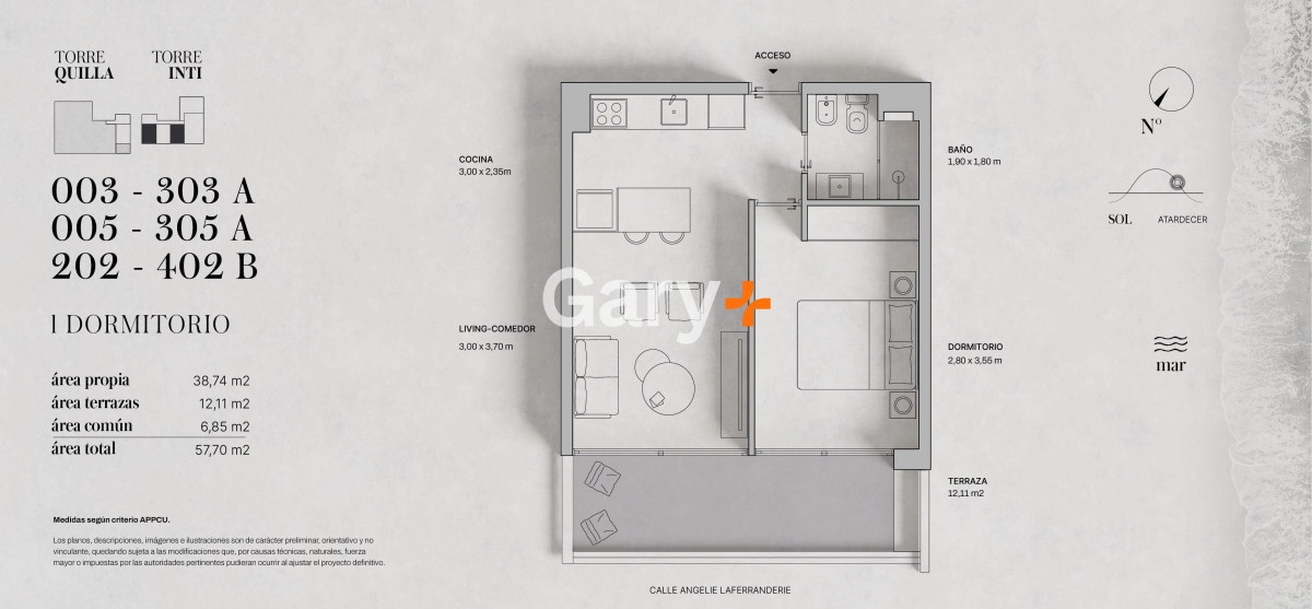 Apartamento ID.28164 - 1 línea de Mansa 