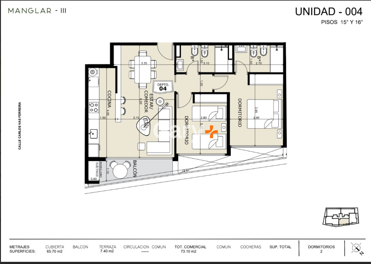 Apartamento ID.29065 - Apartamento en venta, 2 dormitorios en pozo, Punta del Este