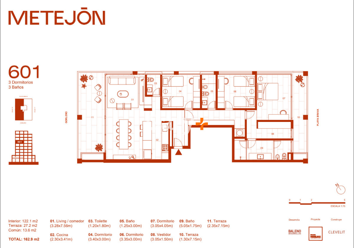 Apartamento ID.29075 - Exclusivo apartamento de 3 dormitorios con gran terraza y vistas icónicas