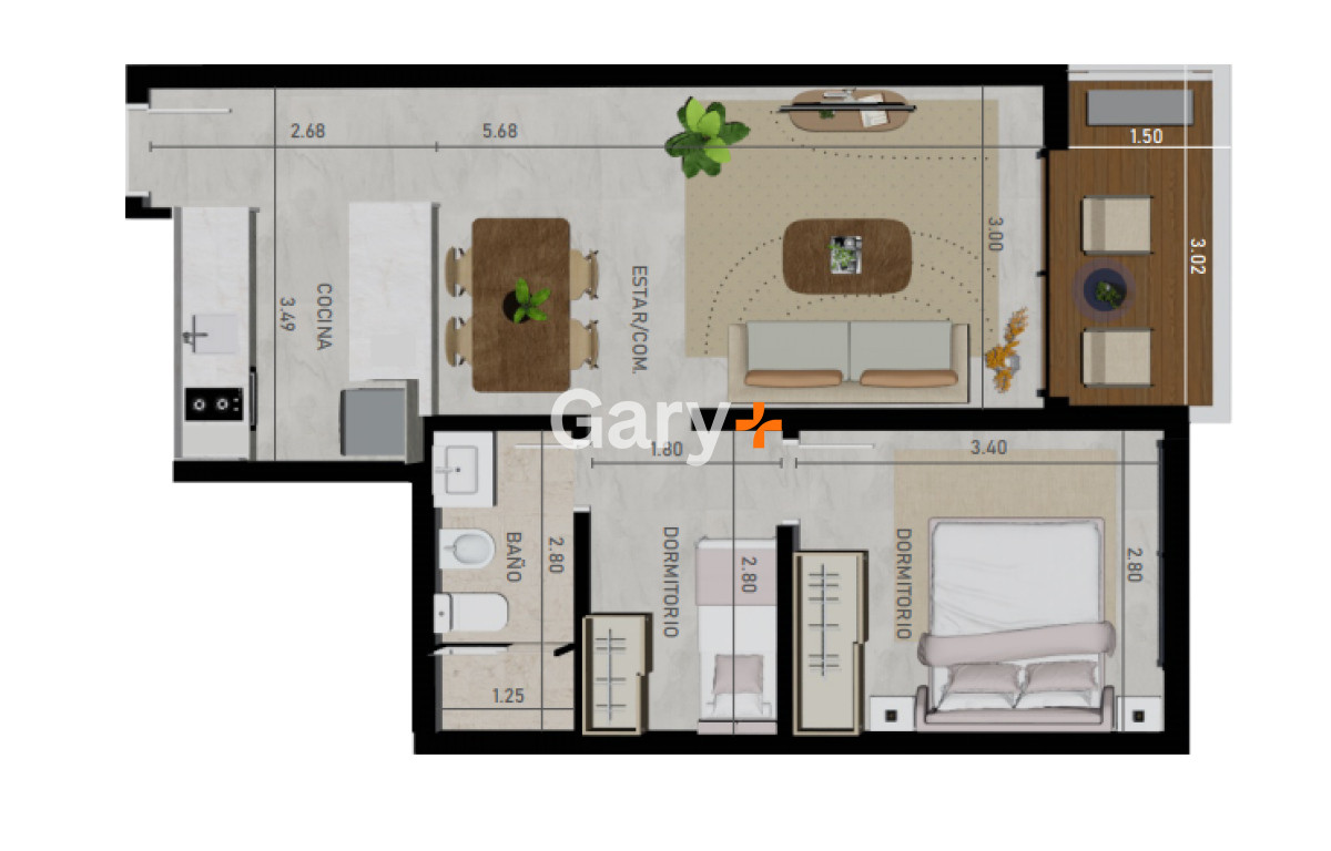 Apartamento ID.28321 - ¡Bienvenido a su nuevo hogar en Brava, Punta del Este! 