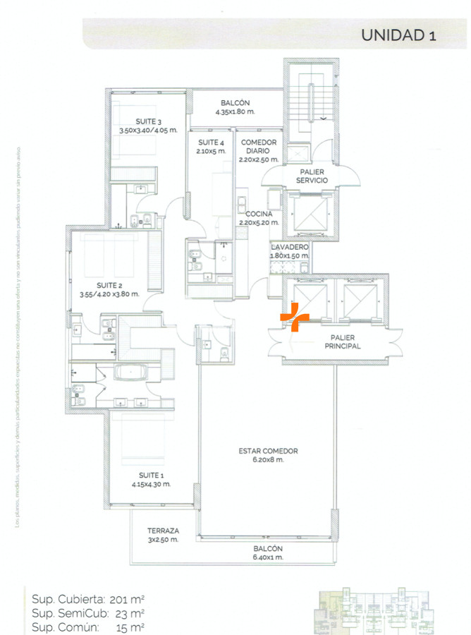 Apartamento ID.28402 - Apartamento 3 dormitorios y dependencia en venta en Punta del Este, Le Parc