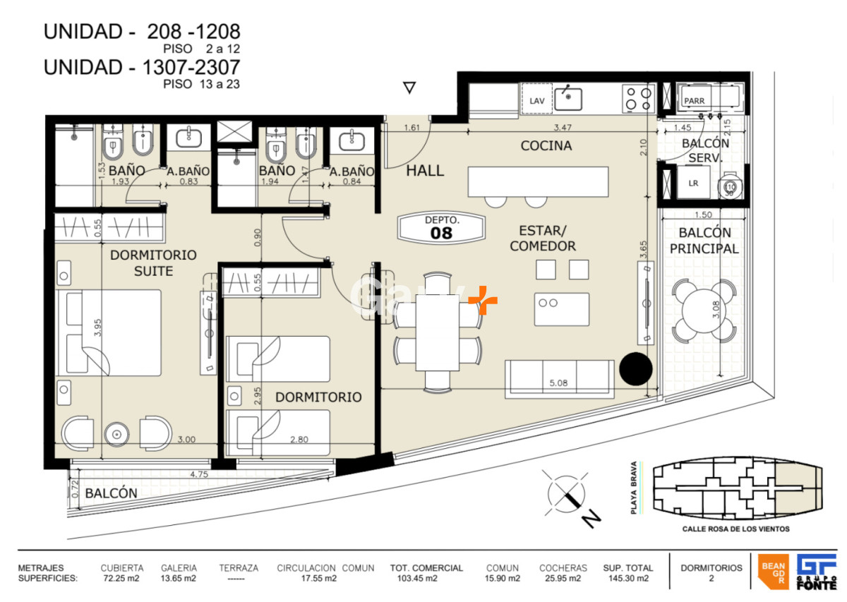 Apartamento ID.28924 - proyecto en construccion exclente ubicacion y vista al mar playa brava
